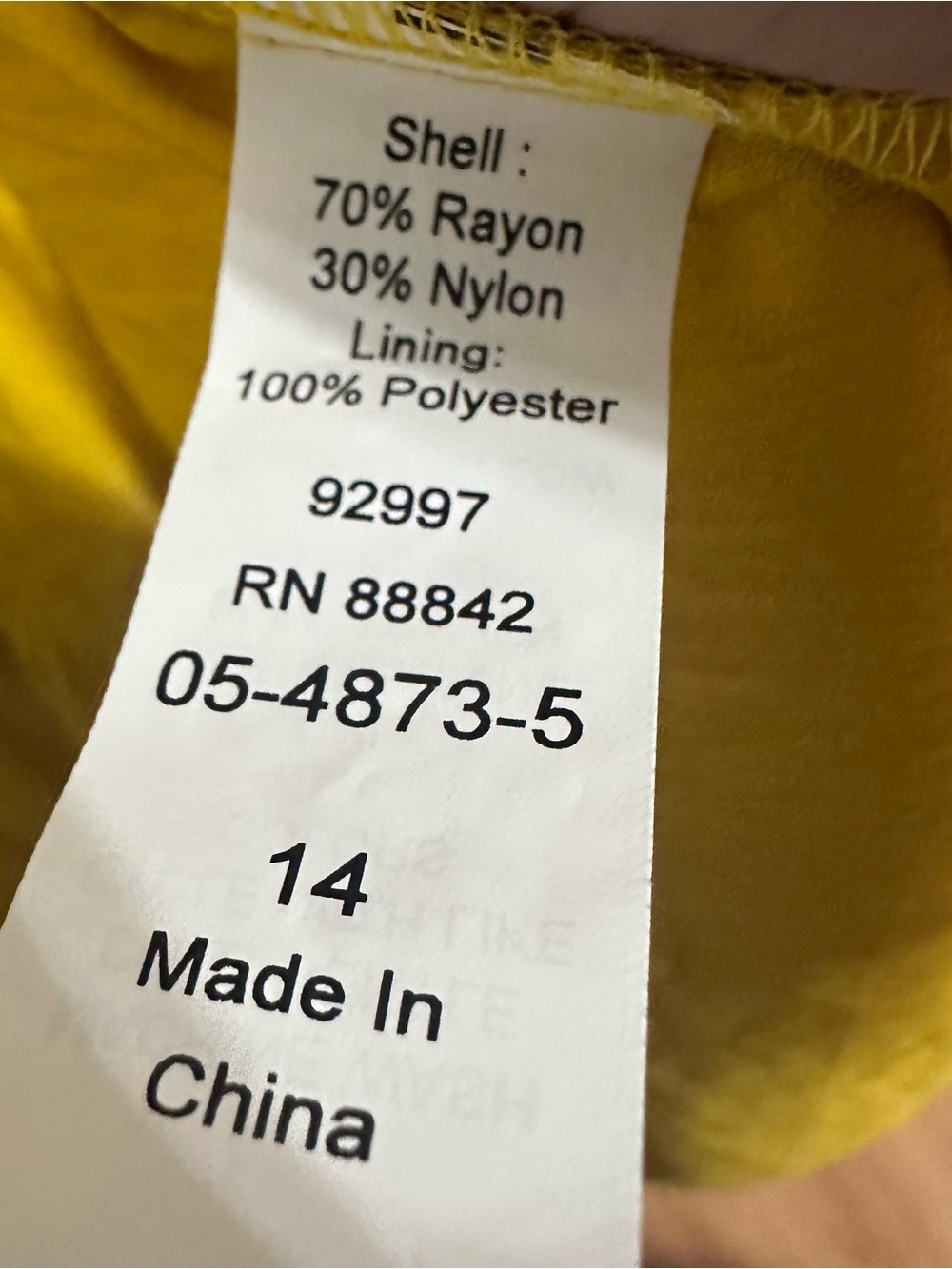 Eloquii Yellow Midi Dress Size 14 L/XL Tiered Boho Flutter Sleeve Rayon Blend - Picture 7 of 10